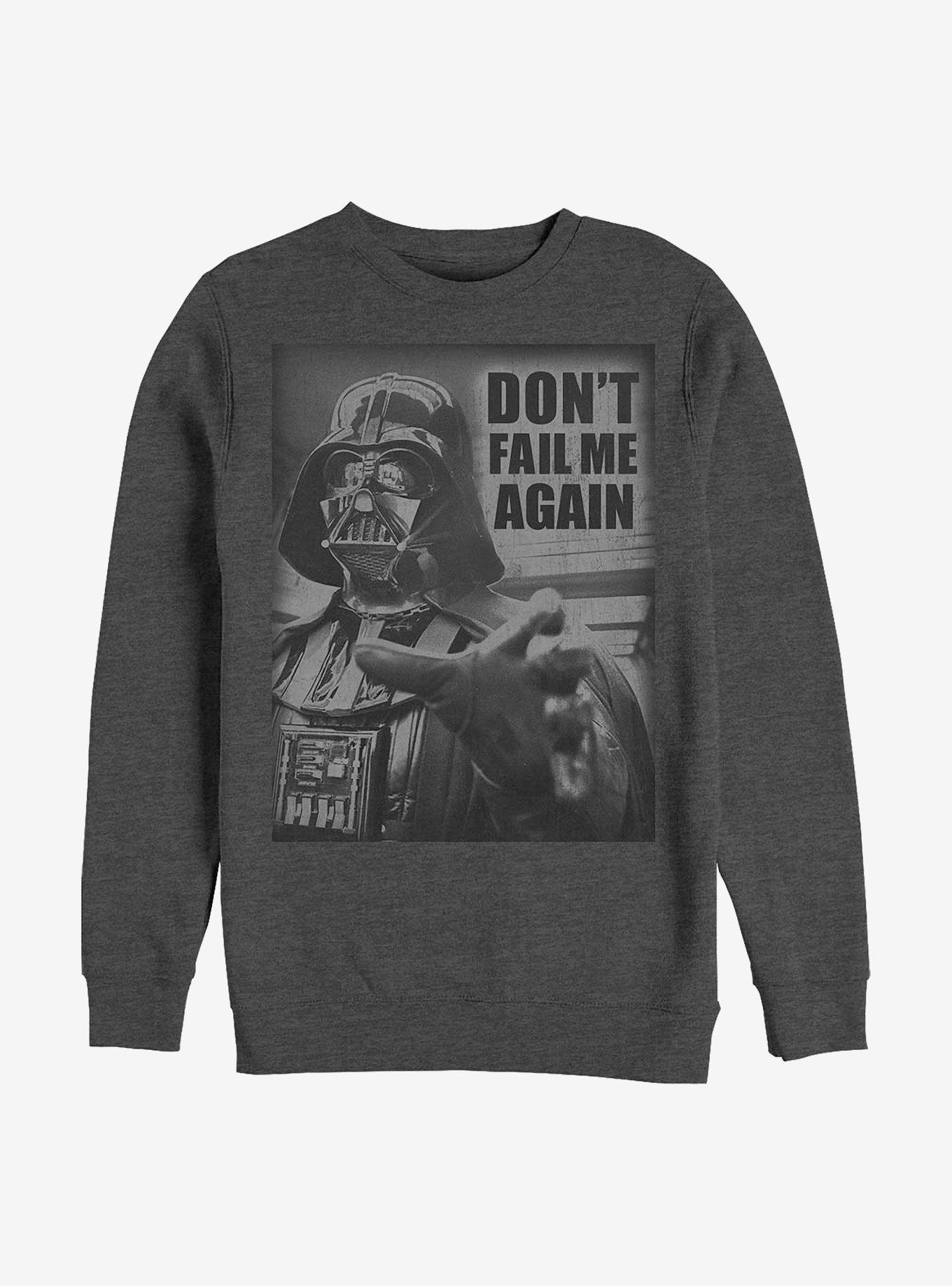 Star Wars Authority Crew Sweatshirt, CHAR HTR, hi-res