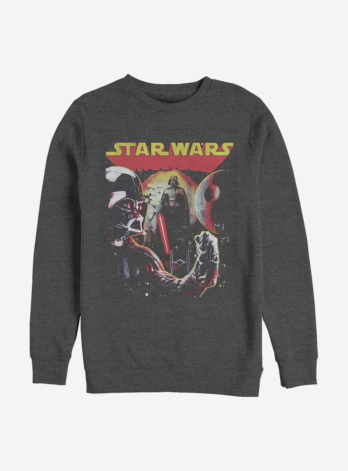 Star Wars Nasty Bunch Crew Sweatshirt, CHAR HTR, hi-res