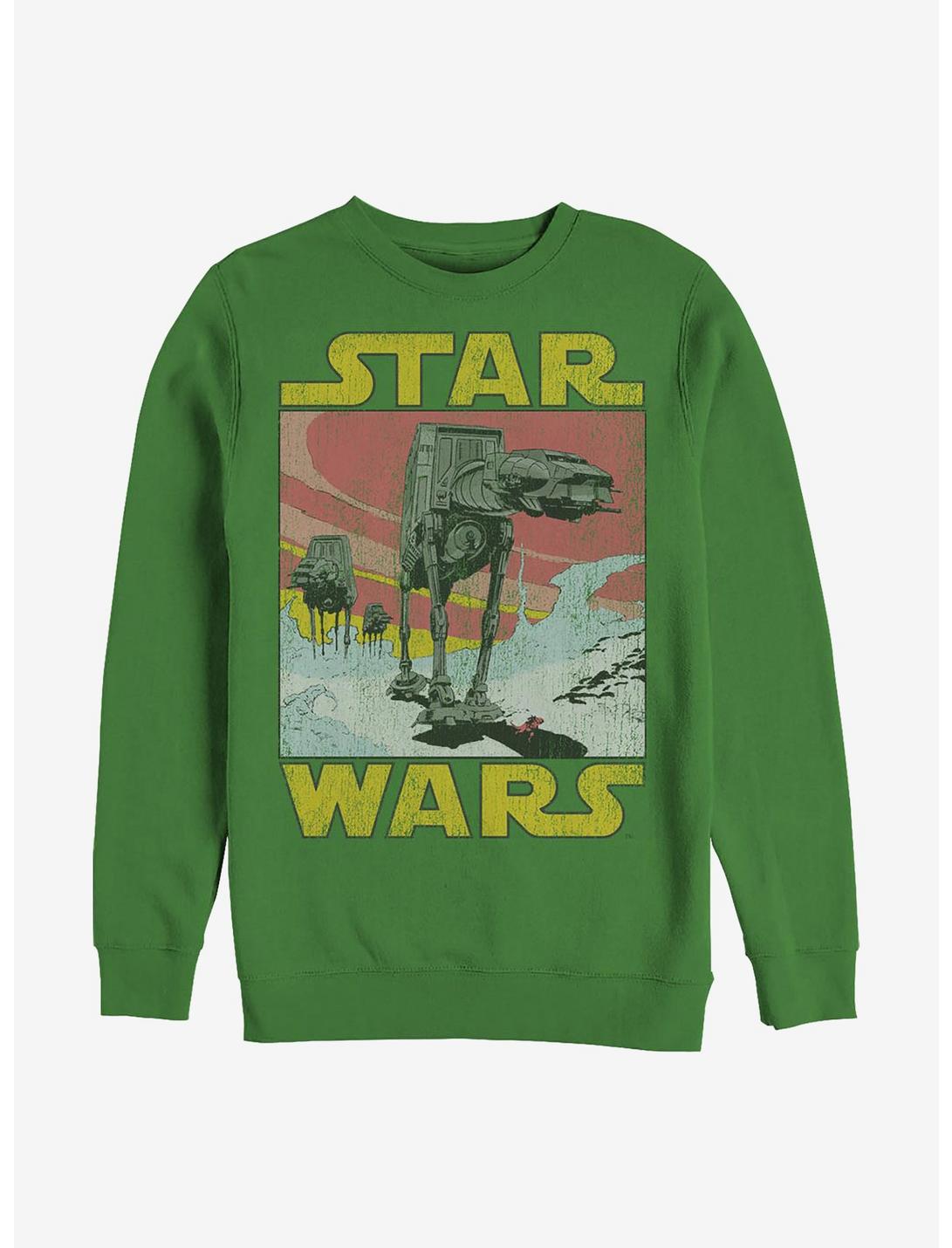 Star Wars Classic Commic AT-AT Crew Sweatshirt, KELLY, hi-res