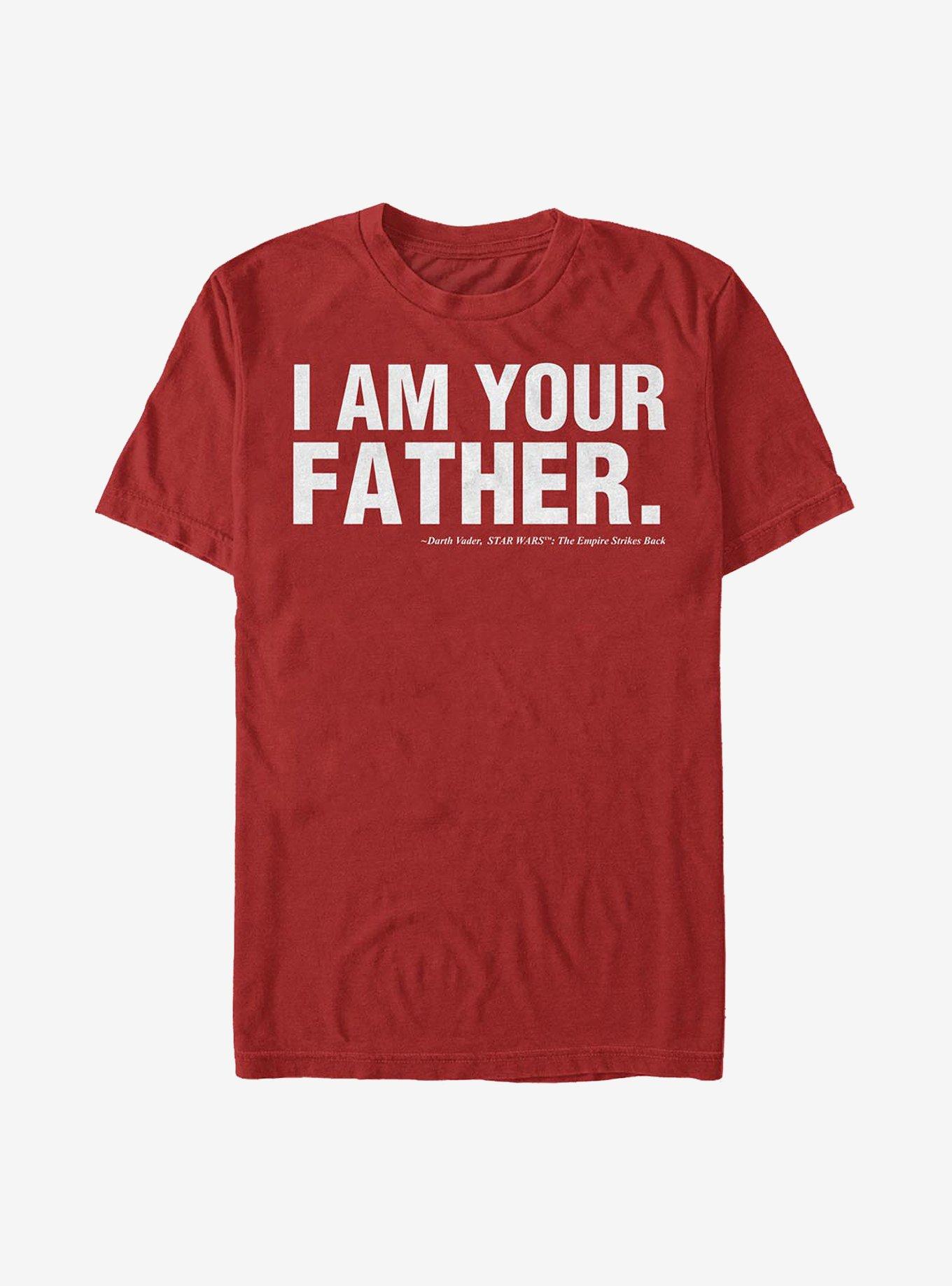 Star Wars I Am Your Father Quote T-Shirt, RED, hi-res