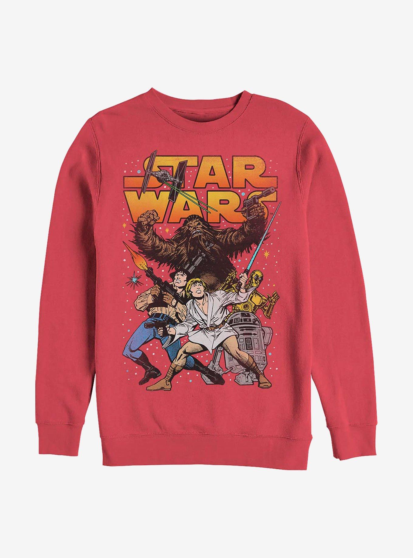 Star Wars Comic Cartoon Crew Sweatshirt