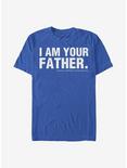 Star Wars I Am Your Father Quote T-Shirt, ROYAL, hi-res