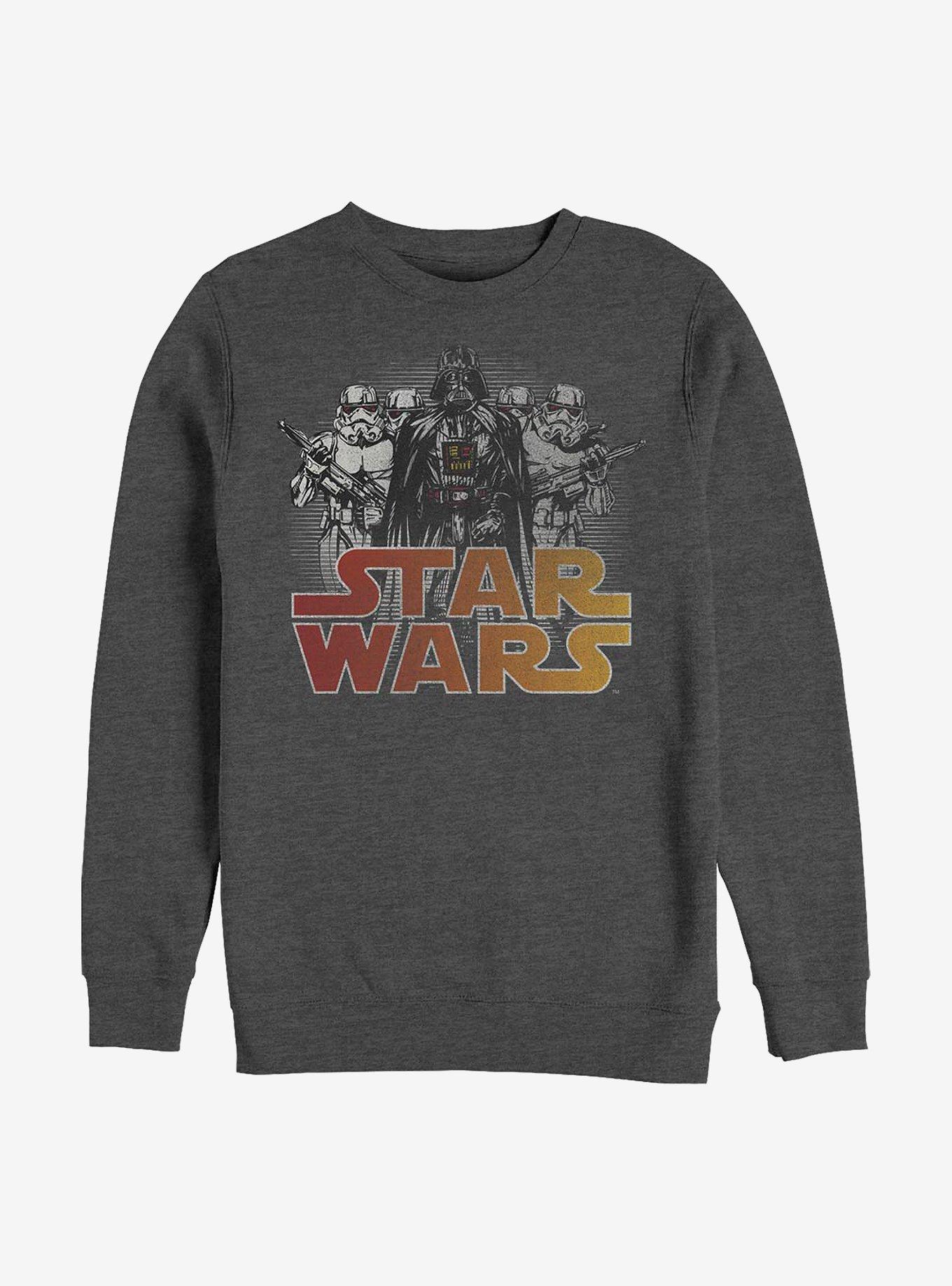 Star Wars Darth Empire Crew Sweatshirt, CHAR HTR, hi-res