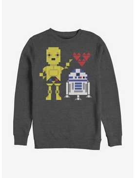 Star Wars R2 C-3PO Love Crew Sweatshirt, , hi-res