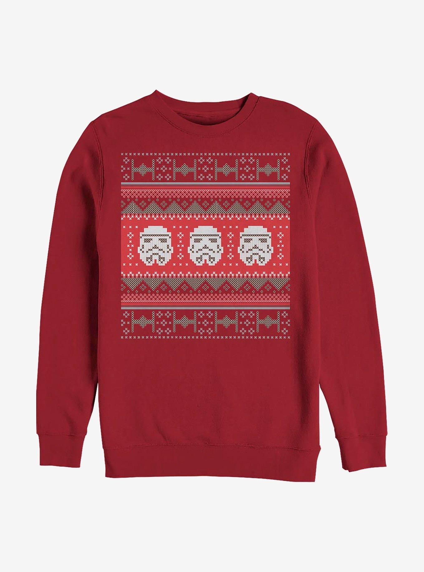 Star Wars Trooper Ugly Holiday Crew Sweatshirt, , hi-res