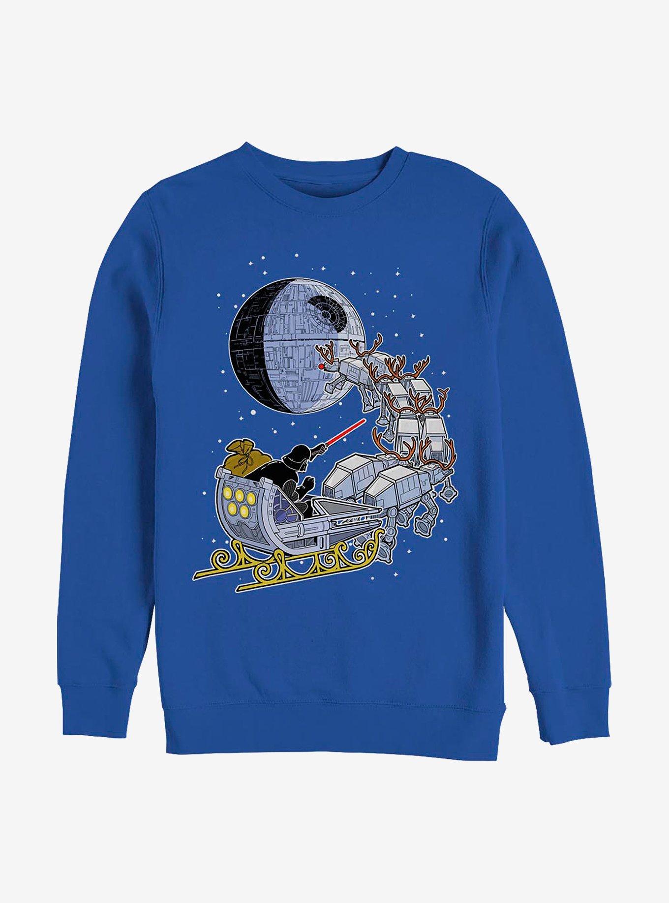 Star Wars Vader Sleigh Sweatshirt, ROYAL, hi-res