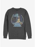 Star Wars Vintage Victory Crew Sweatshirt, CHAR HTR, hi-res