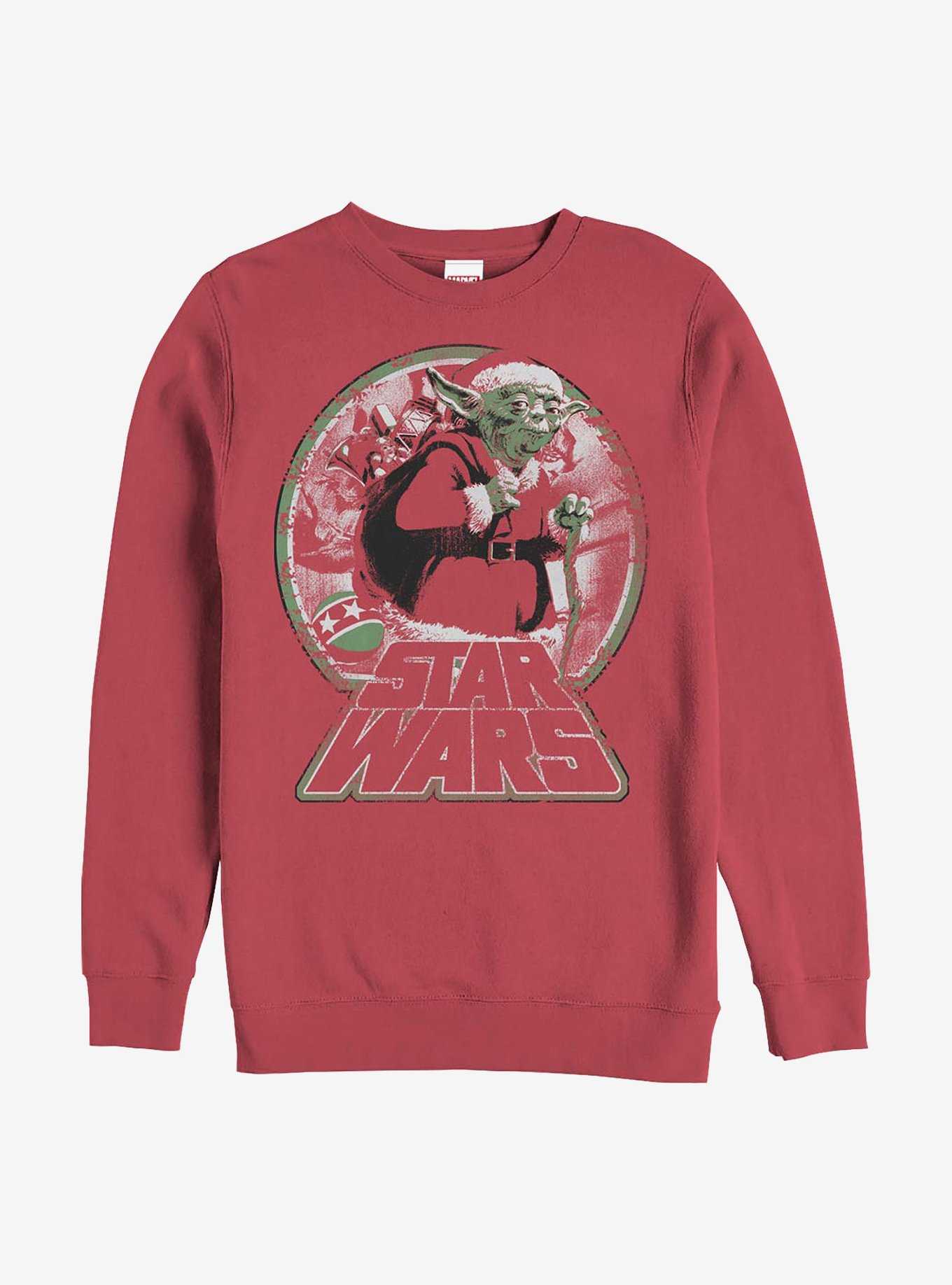 Star Wars Yoda Bringing Joy Crew Sweatshirt, , hi-res