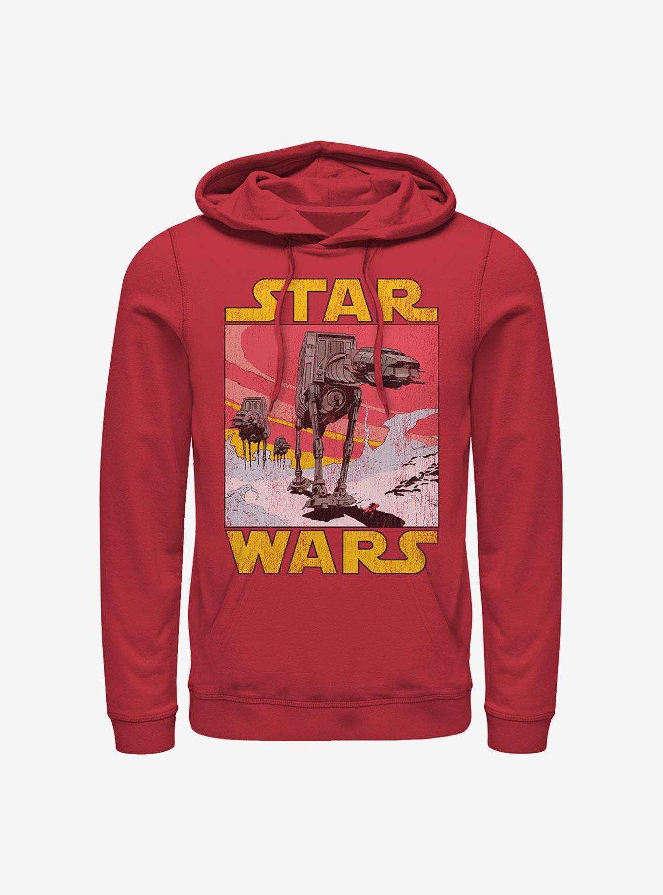 Star Wars Classic Commic AT-AT Hoodie, RED, hi-res