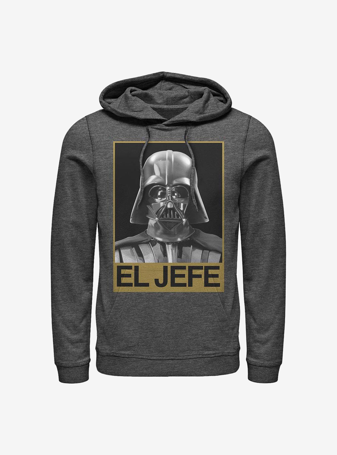Star Wars El Jefe Hoodie, CHAR HTR, hi-res