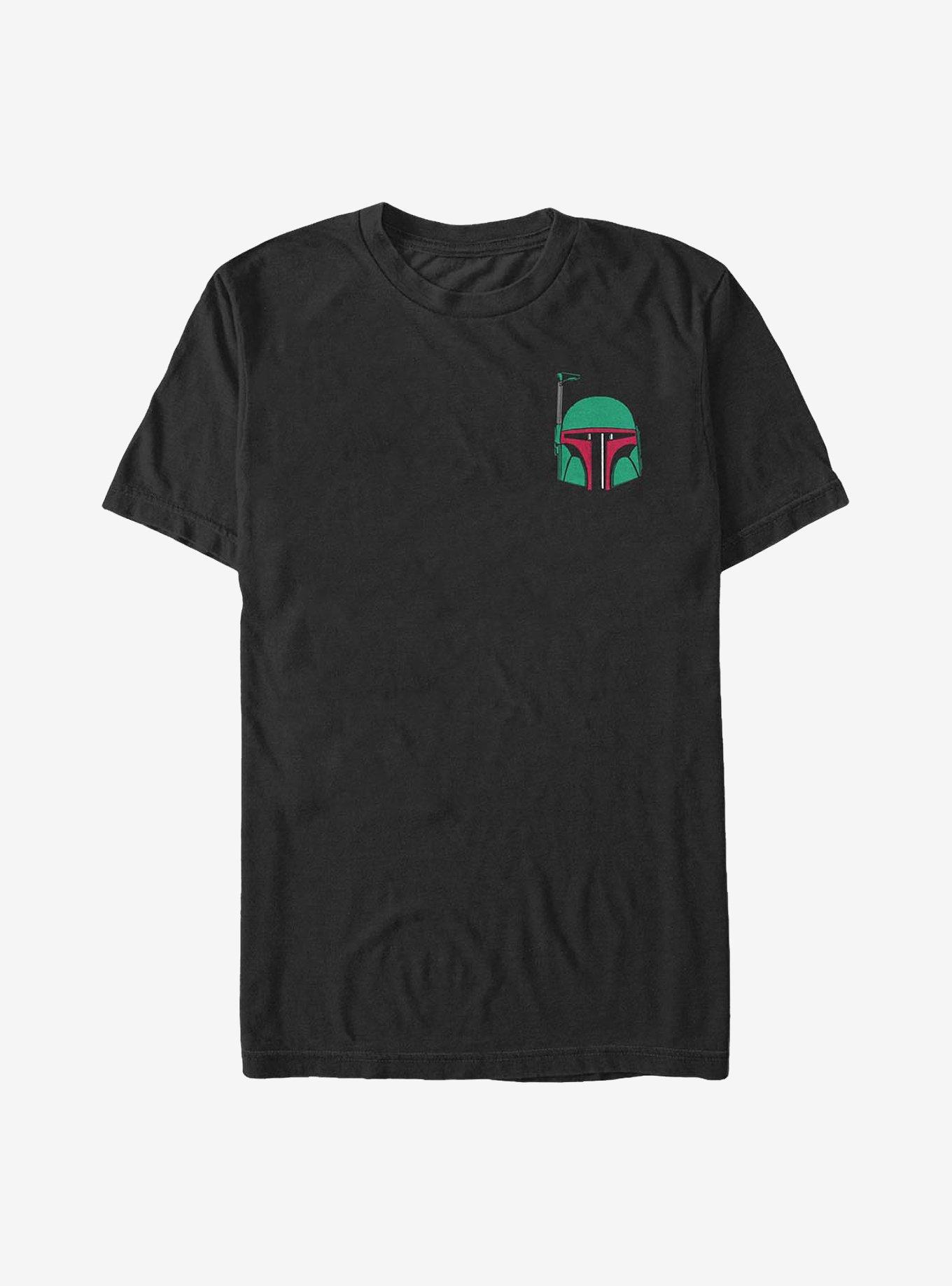 Star Wars Bobba Head Badge T-Shirt, BLACK, hi-res