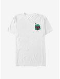 Star Wars Bobba Head Badge T-Shirt, WHITE, hi-res