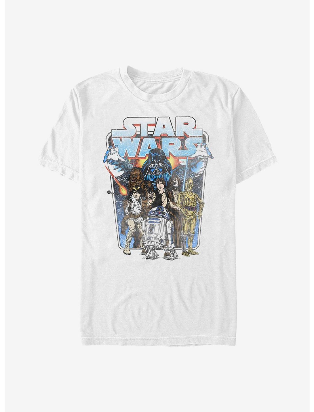Star Wars Classic Battle T-Shirt, WHITE, hi-res