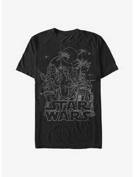 Star Wars Hero Lines T-Shirt, , hi-res