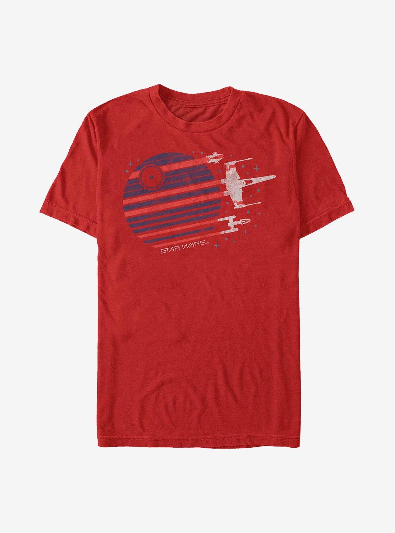 Star Wars Rebel Flyby T-Shirt, RED, hi-res