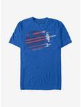 Star Wars Rebel Flyby T-Shirt, ROYAL, hi-res
