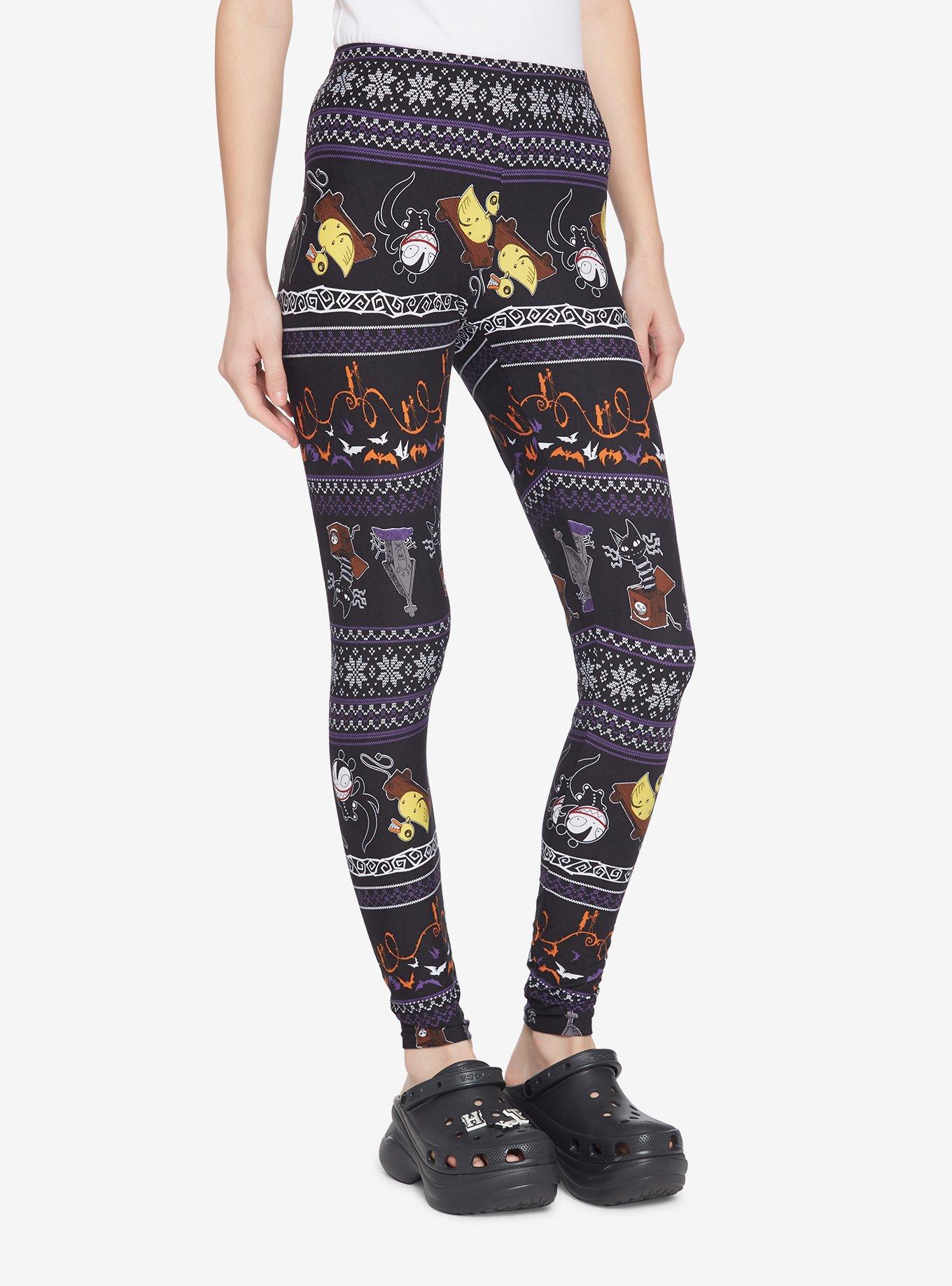 The Nightmare Before Christmas Toys Fair Isle Leggings, MULTI, hi-res