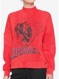 Her Universe Marvel Spider-Man Mock Neck Girls Sweatshirt, MULTI, hi-res