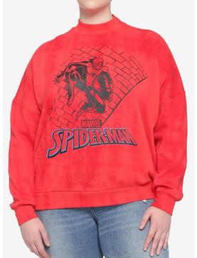 Her Universe Marvel Spider-Man Mock Neck Girls Sweatshirt Plus Size, , hi-res