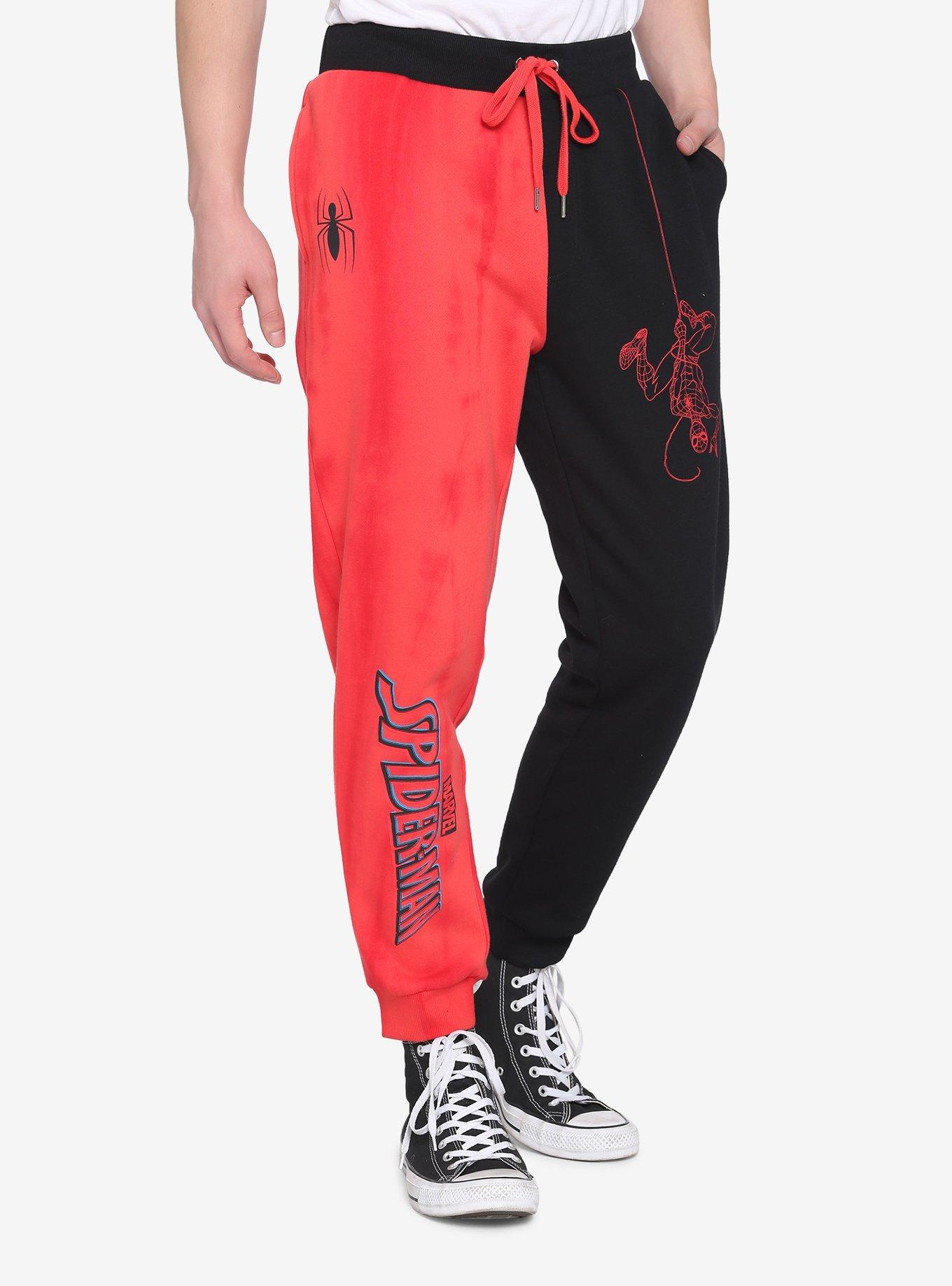 Our Universe Marvel Spider-Man Split Jogger Pants, MULTI, hi-res