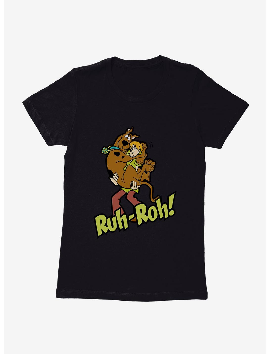 Scooby-Doo Ruh-Roh! Shaggy And Scooby Womens T-Shirt, BLACK, hi-res