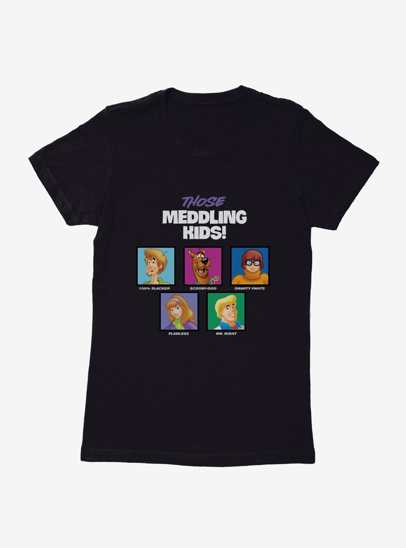 Scooby-Doo Those Meddling Kids: Velma, Fred, Daphne, Shaggy And Scooby Womens T-Shirt, , hi-res