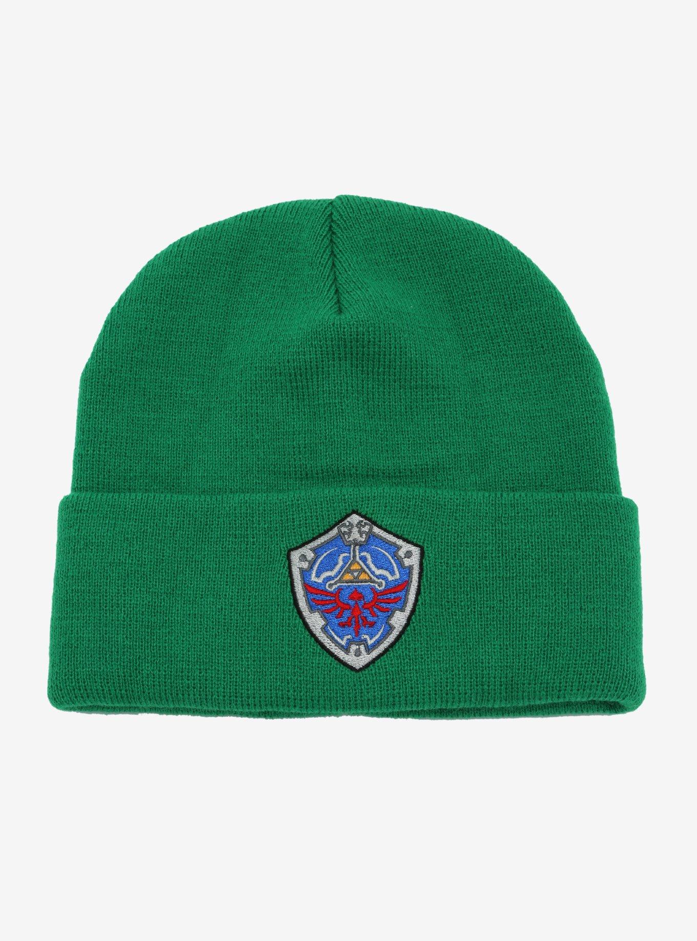 Nintendo The Legend of Zelda Hylian Shield Cuff Beanie - BoxLunch Exclusive, , hi-res