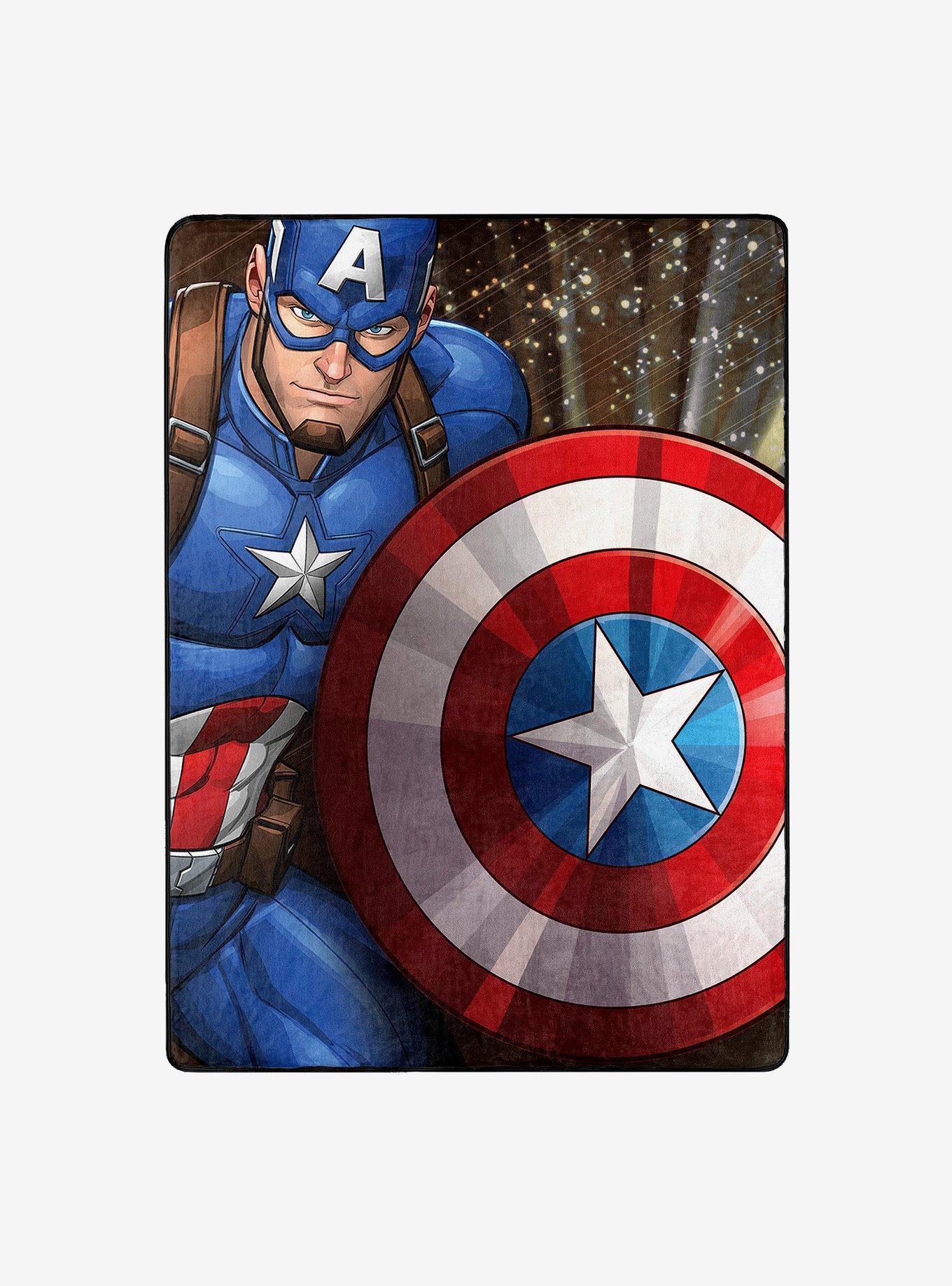 Marvel Avengers Our Captain Silk Touch Throw, , hi-res