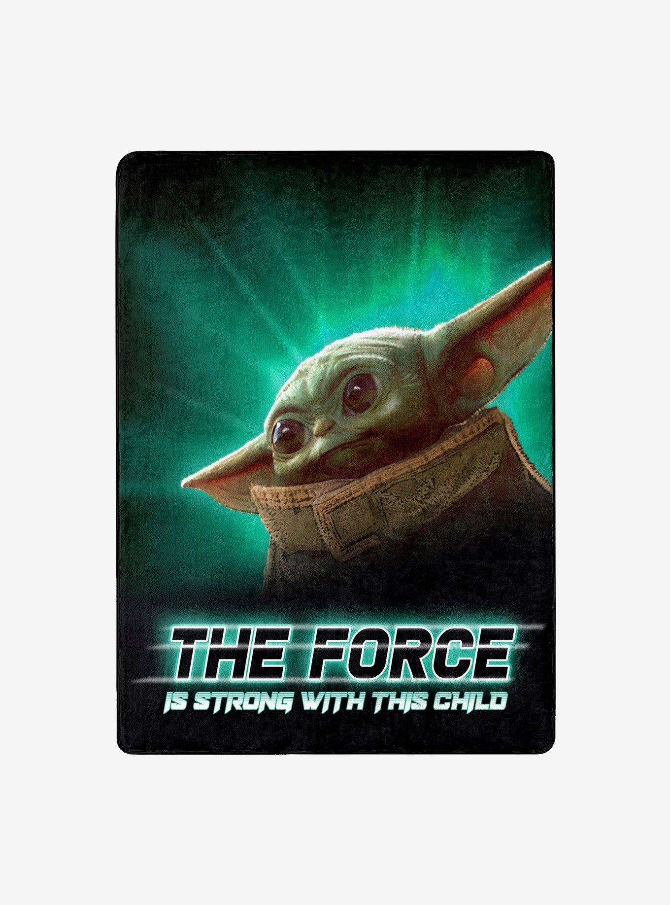Star Wars The Mandalorian Strong Force Child Silk Touch Throw, , hi-res