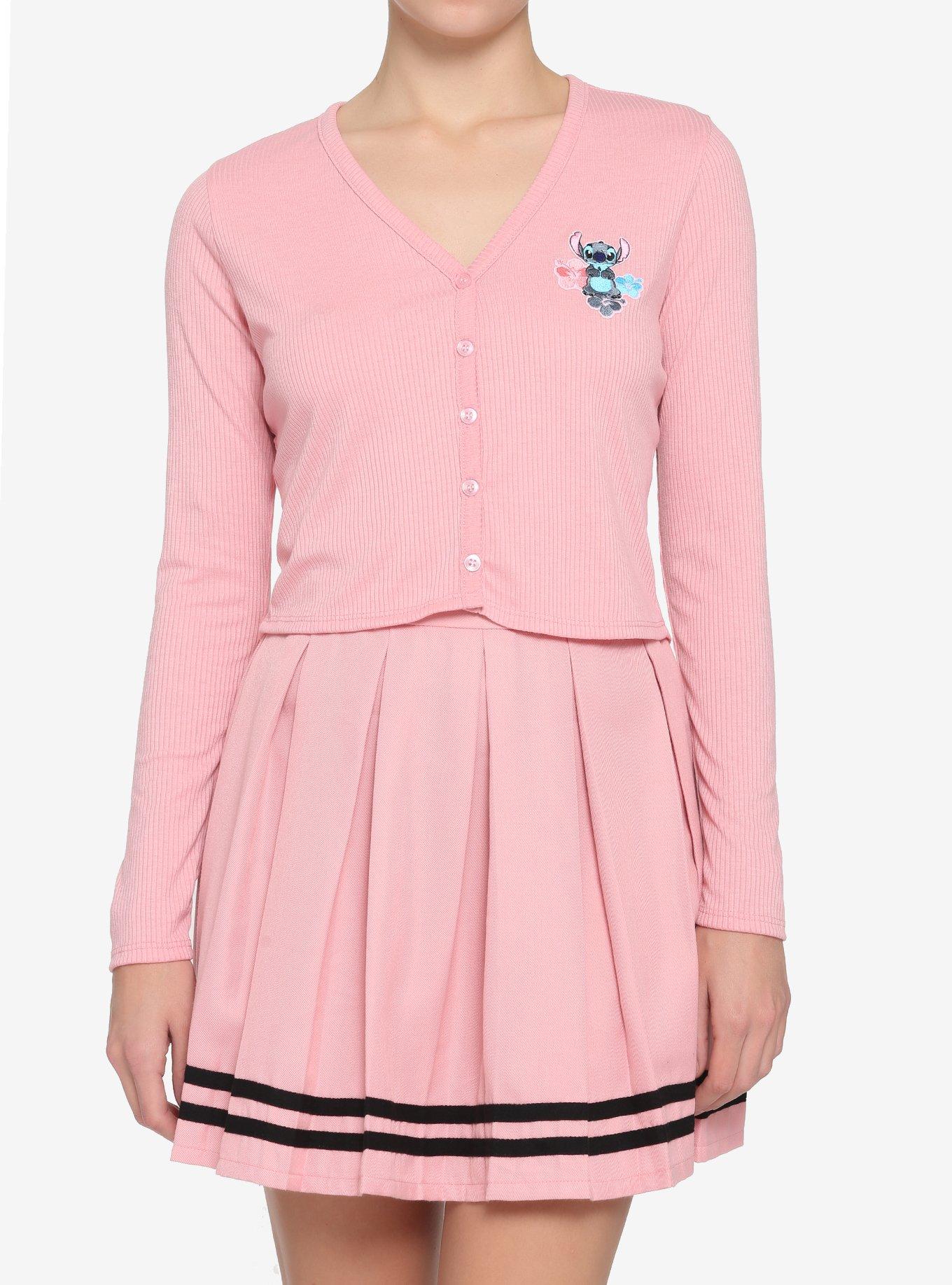 Disney Lilo & Stitch Flower Girls Crop Cardigan, MULTI, hi-res