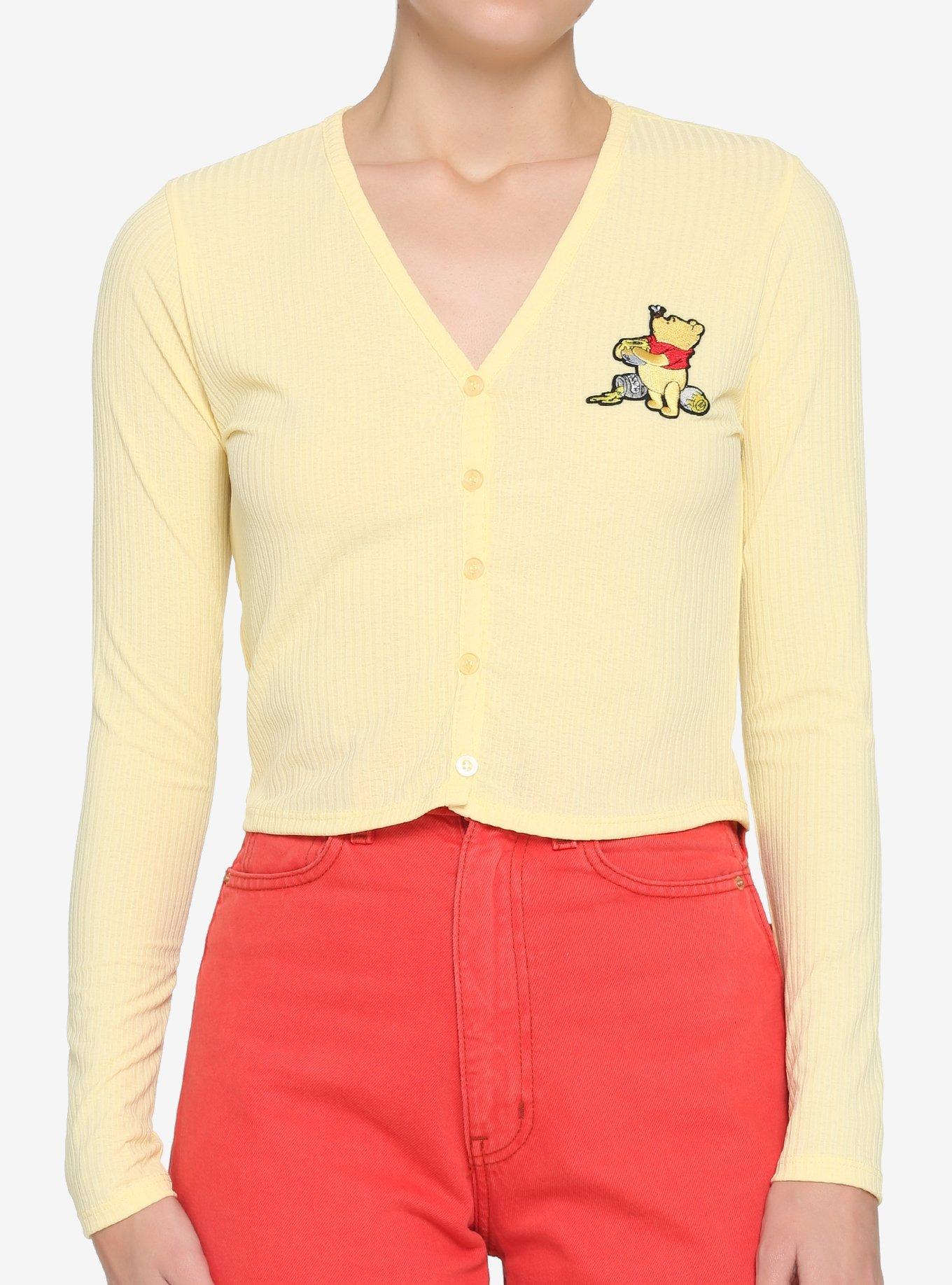 Disney Winnie The Pooh Honey Pots Girls Crop Cardigan, MULTI, hi-res
