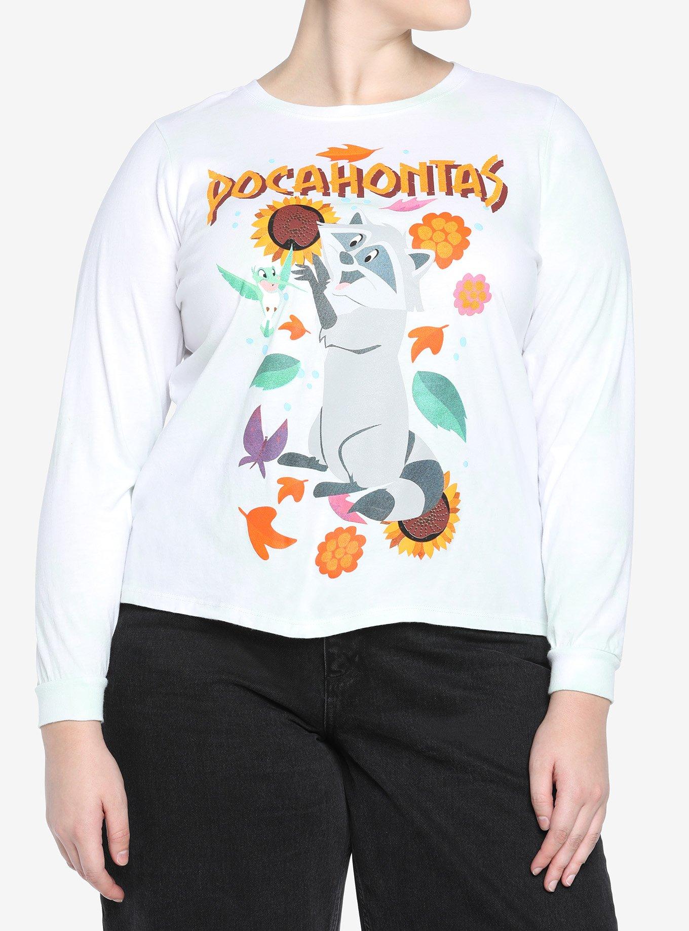 Disney Pocahontas Meeko & Flit Vintage Girls Long-Sleeve T-Shirt Plus Size, MULTI, hi-res