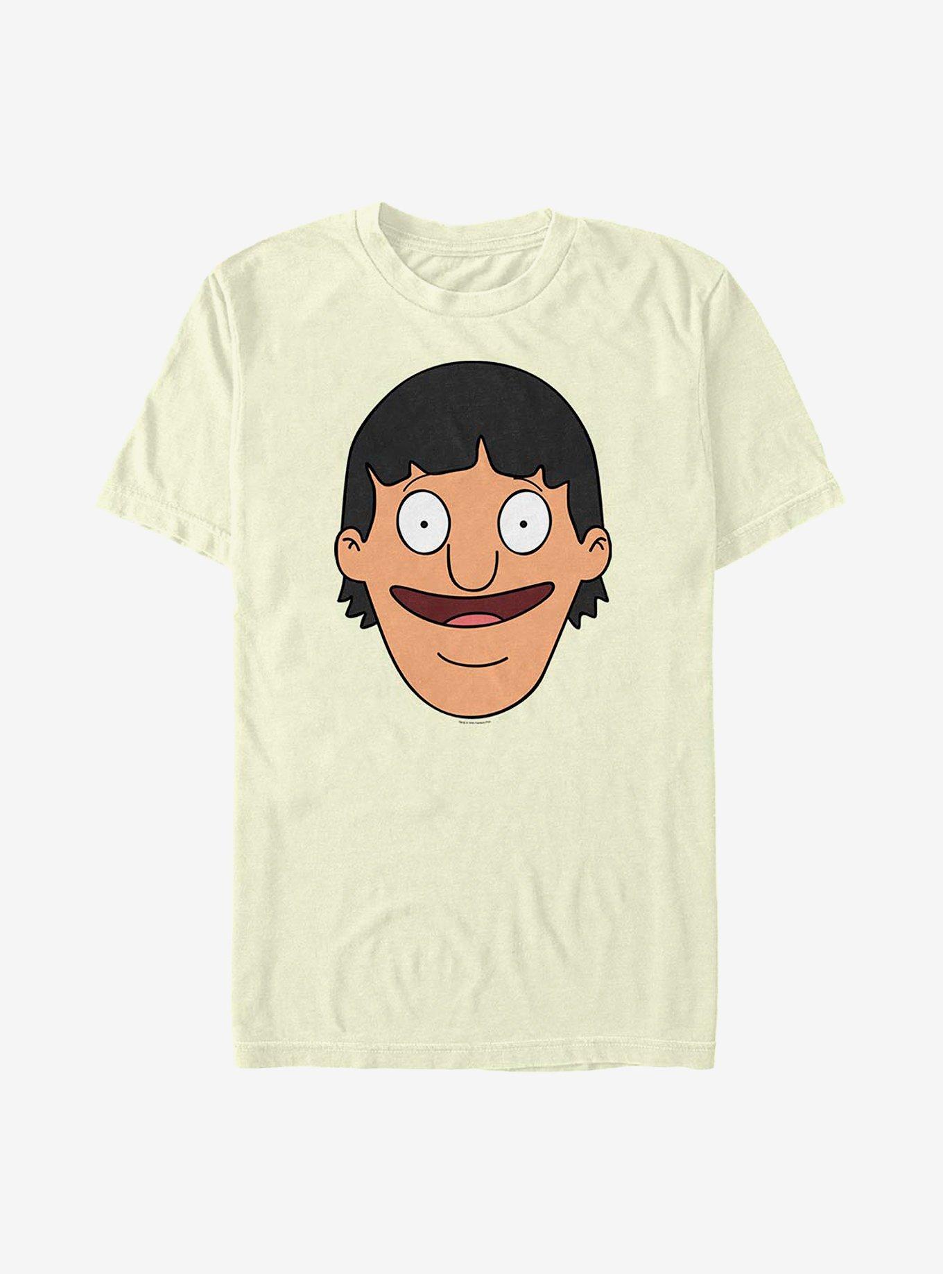 Bob's Burgers Gene Big Face T-Shirt, NATURAL, hi-res