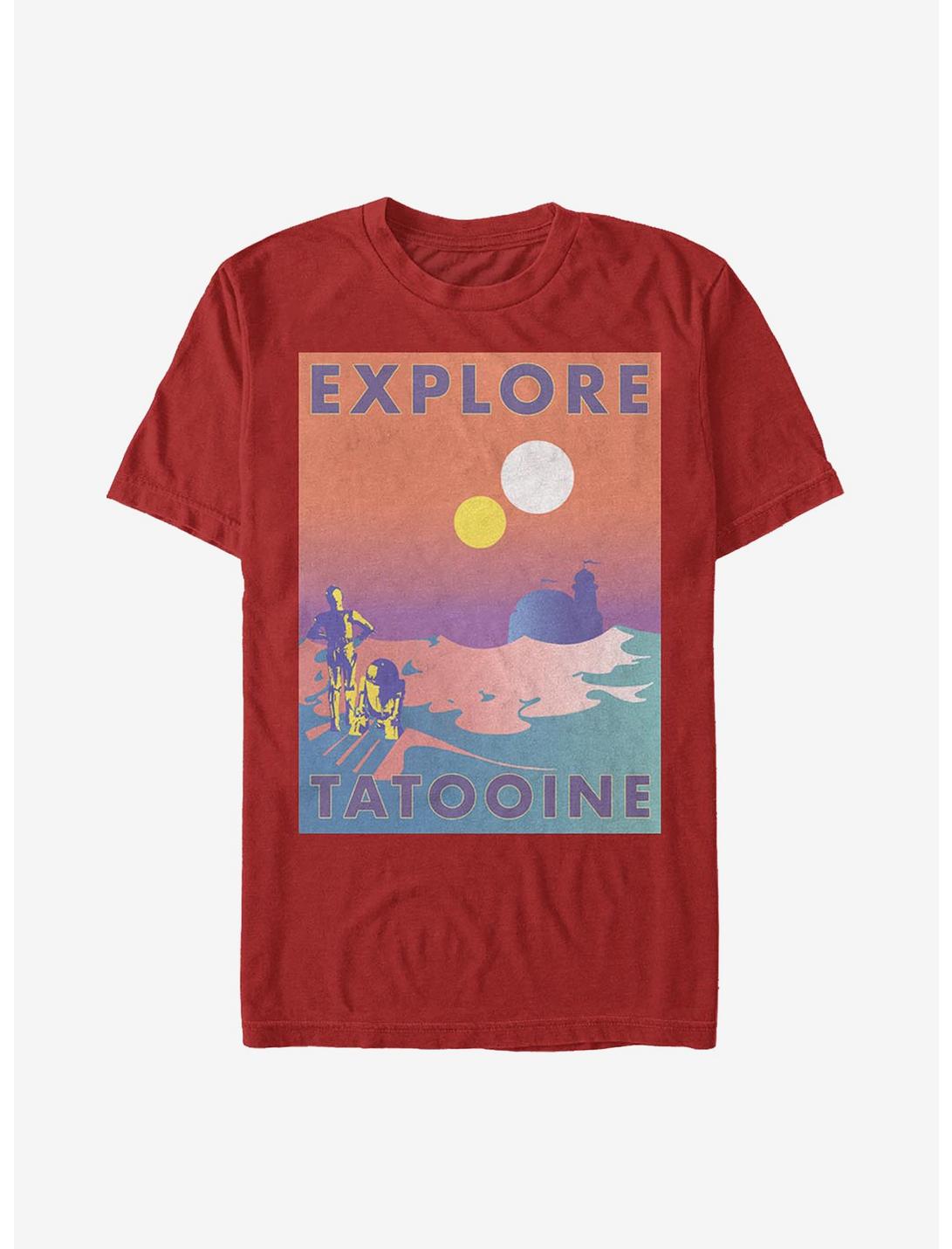 Star Wars Explore Tatooine T-Shirt, RED, hi-res