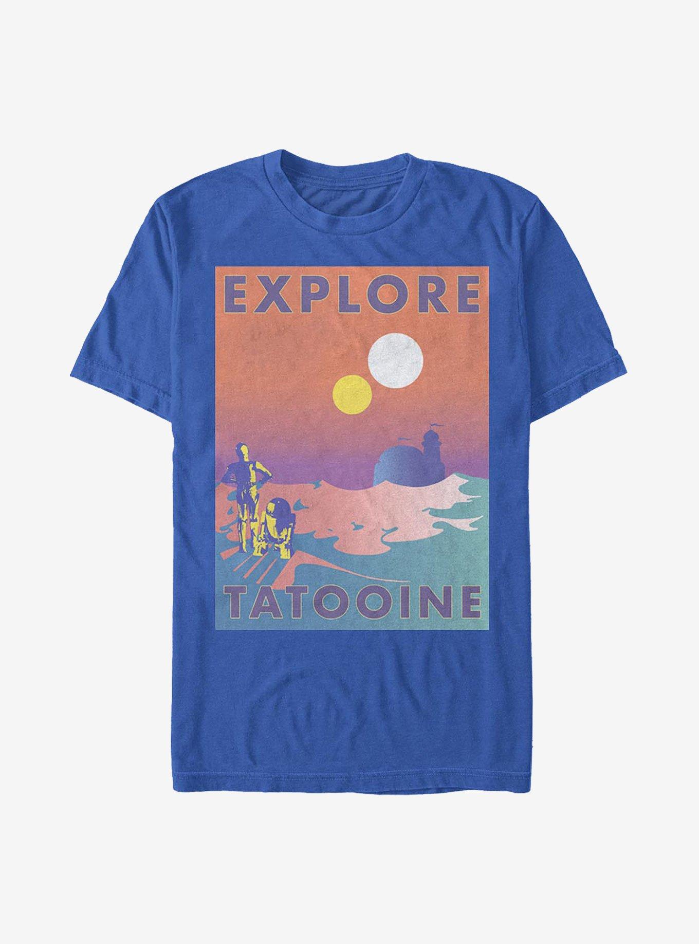 Star Wars Explore Tatooine T-Shirt, ROYAL, hi-res