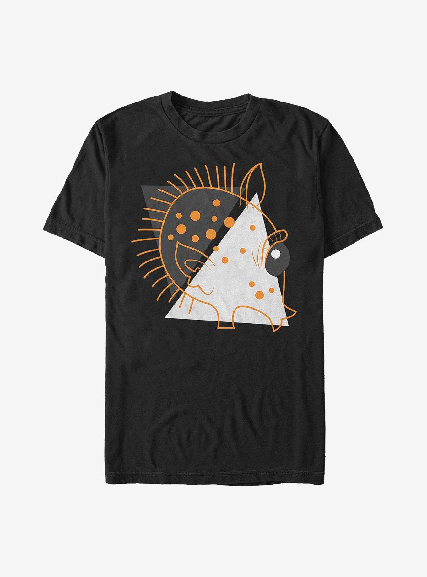 Star Wars Geometric Greedo Lines T-Shirt, BLACK, hi-res