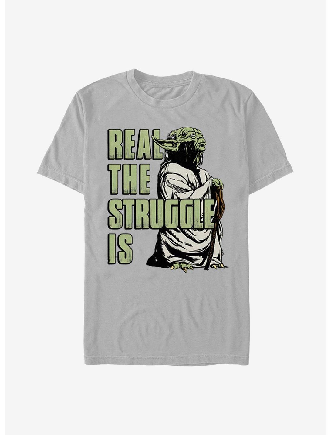 Star Wars Real The Struggle Is T-Shirt, SILVER, hi-res