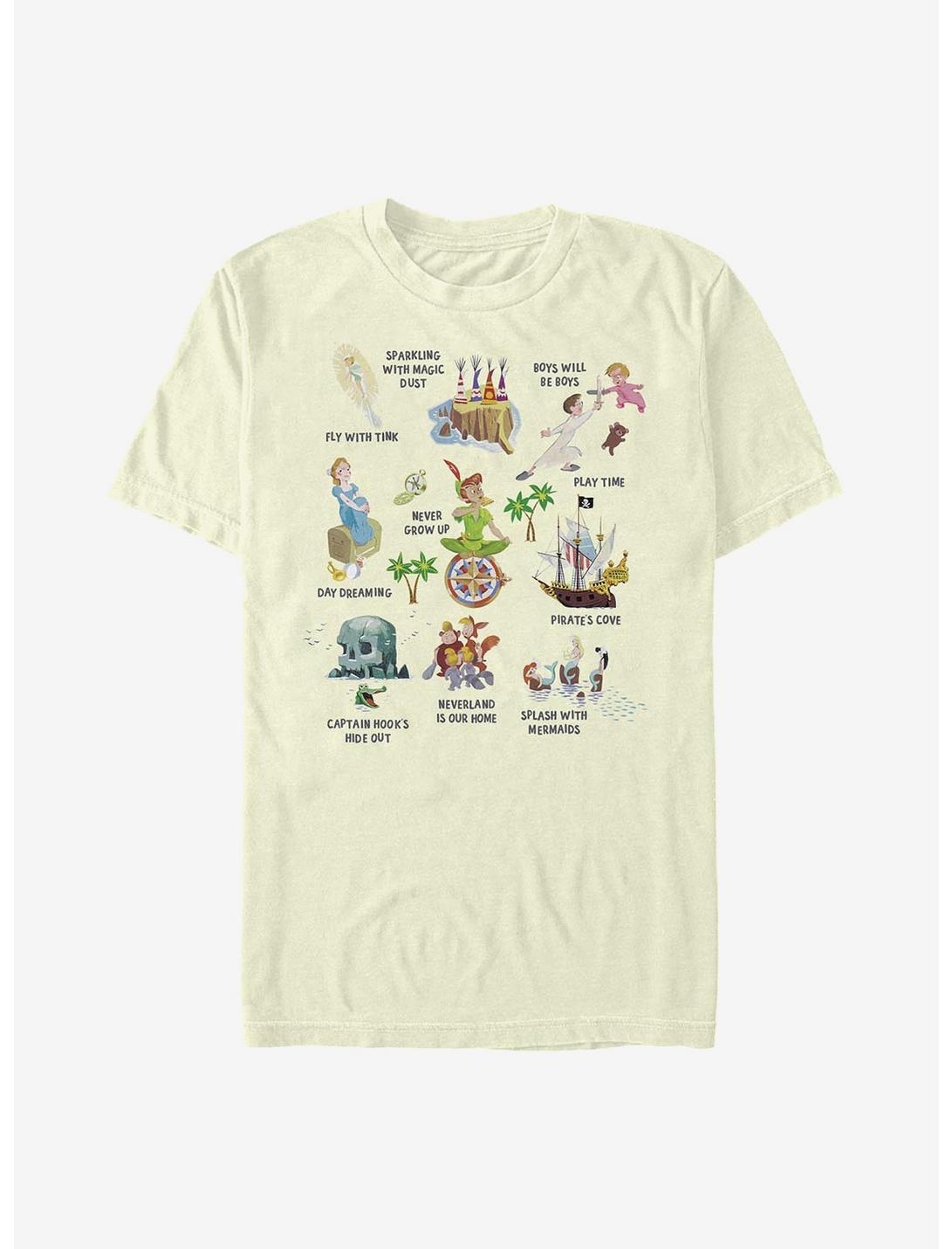 Disney Peter Pan Icons T-Shirt, NATURAL, hi-res