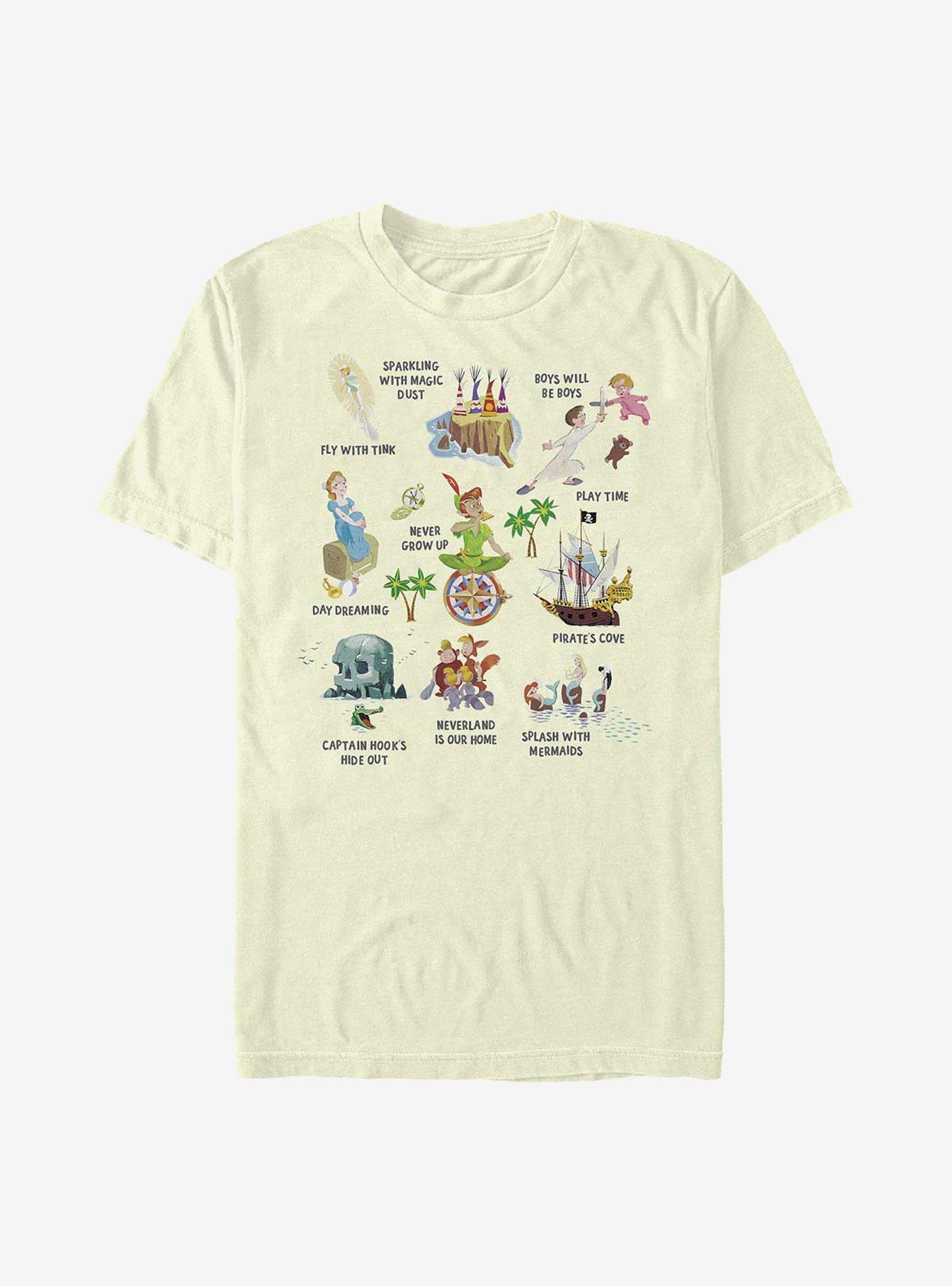 Disney Peter Pan Icons T-Shirt, NATURAL, hi-res