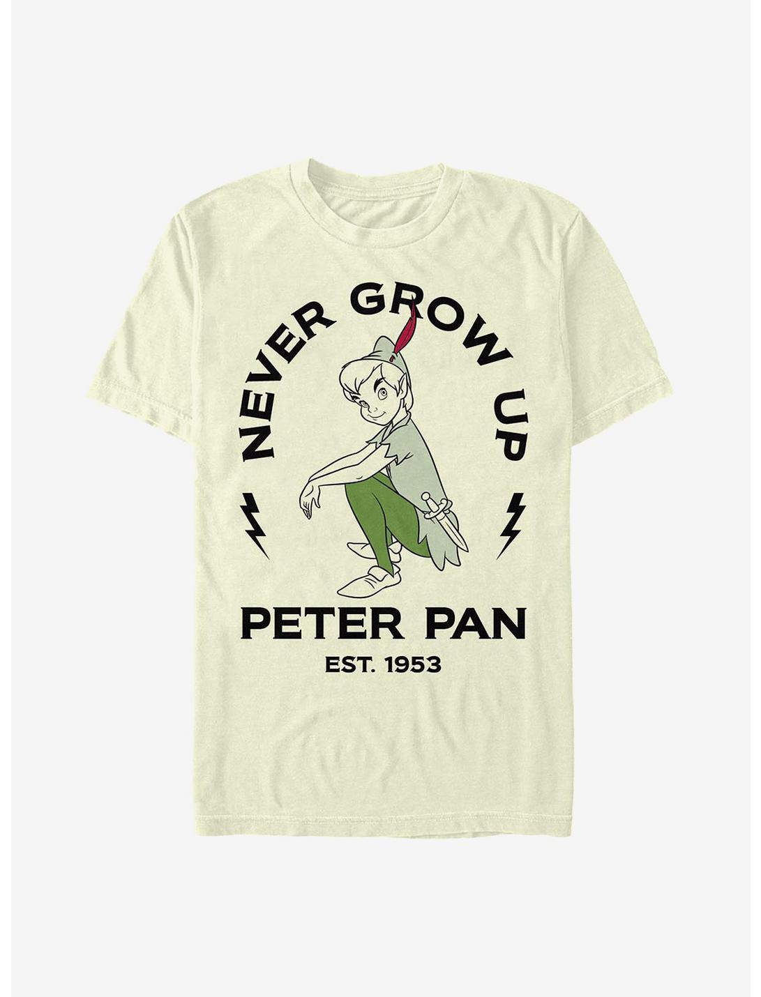 Disney Peter Pan Never Grow Up T-Shirt, NATURAL, hi-res