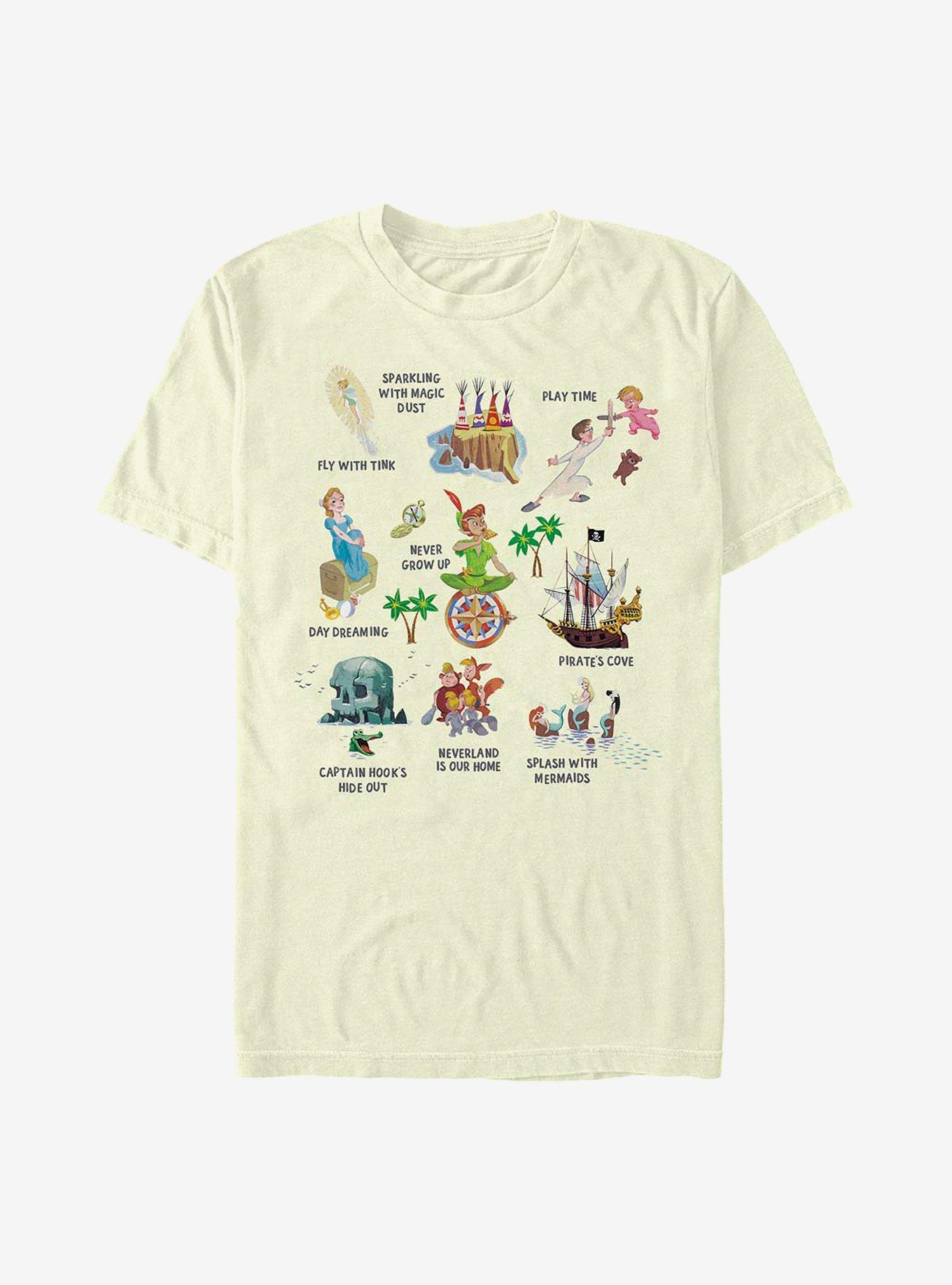 Disney Peter Pan Story Telling T-Shirt, NATURAL, hi-res