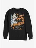 Disney Tinker Bell Sparkle Not Spook Crew Sweatshirt, BLACK, hi-res