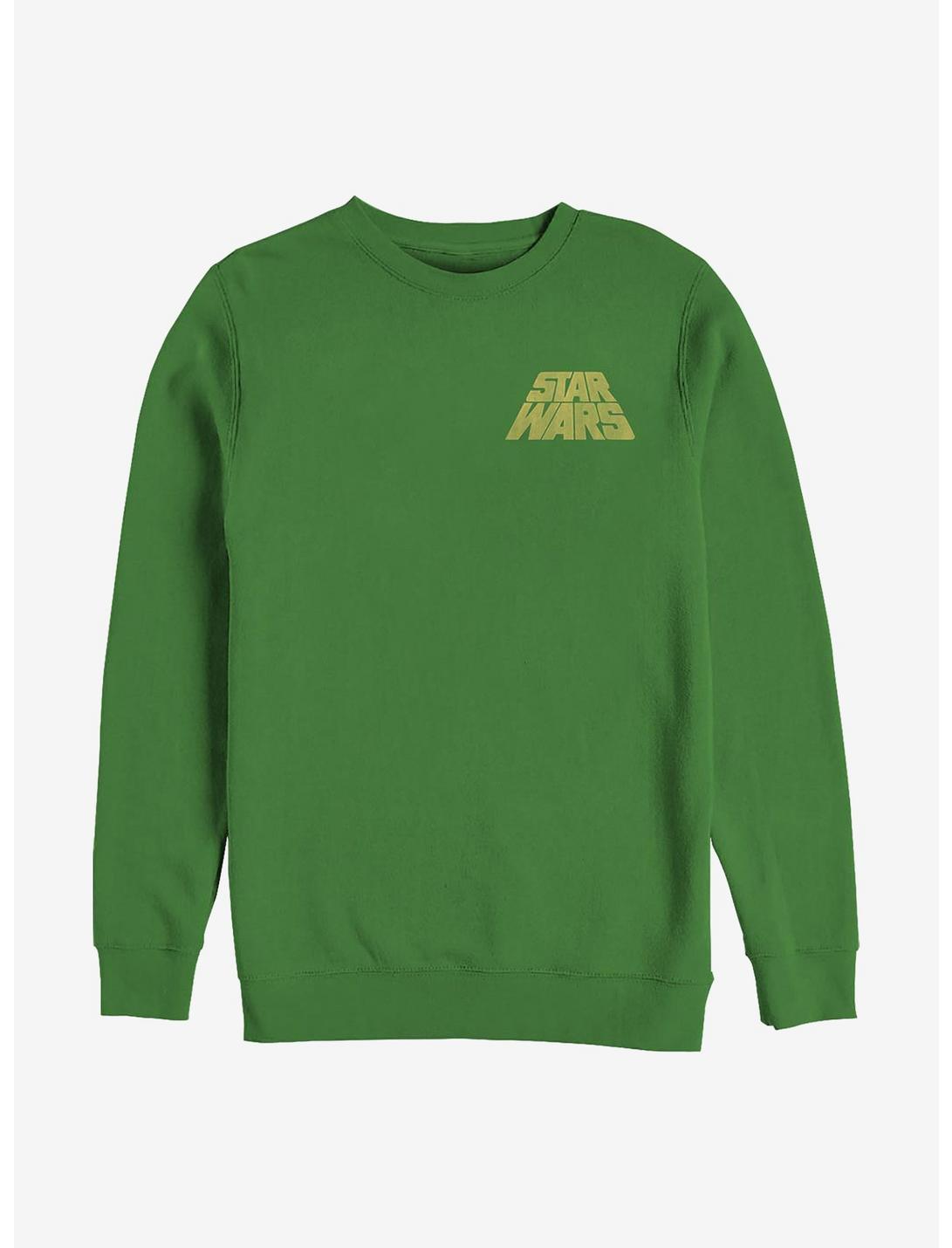 Star Wars Badge Slant Logo Crew Sweatshirt, KELLY, hi-res