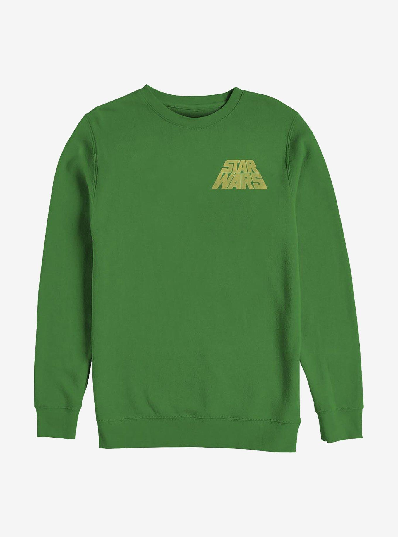 Star Wars Badge Slant Logo Crew Sweatshirt, KELLY, hi-res