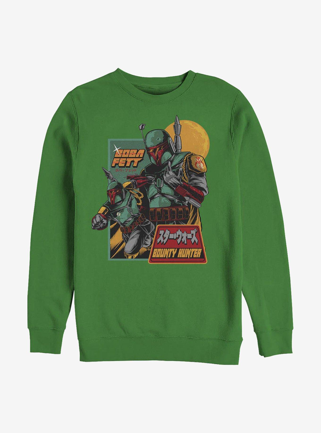 Star Wars Boba Fett Mandalorian Soldier Sweatshirt, KELLY, hi-res