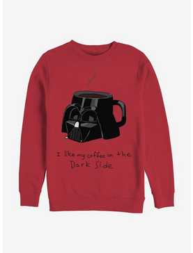 Star Wars Coffee On The Dark Side Crew Sweatshirt, , hi-res