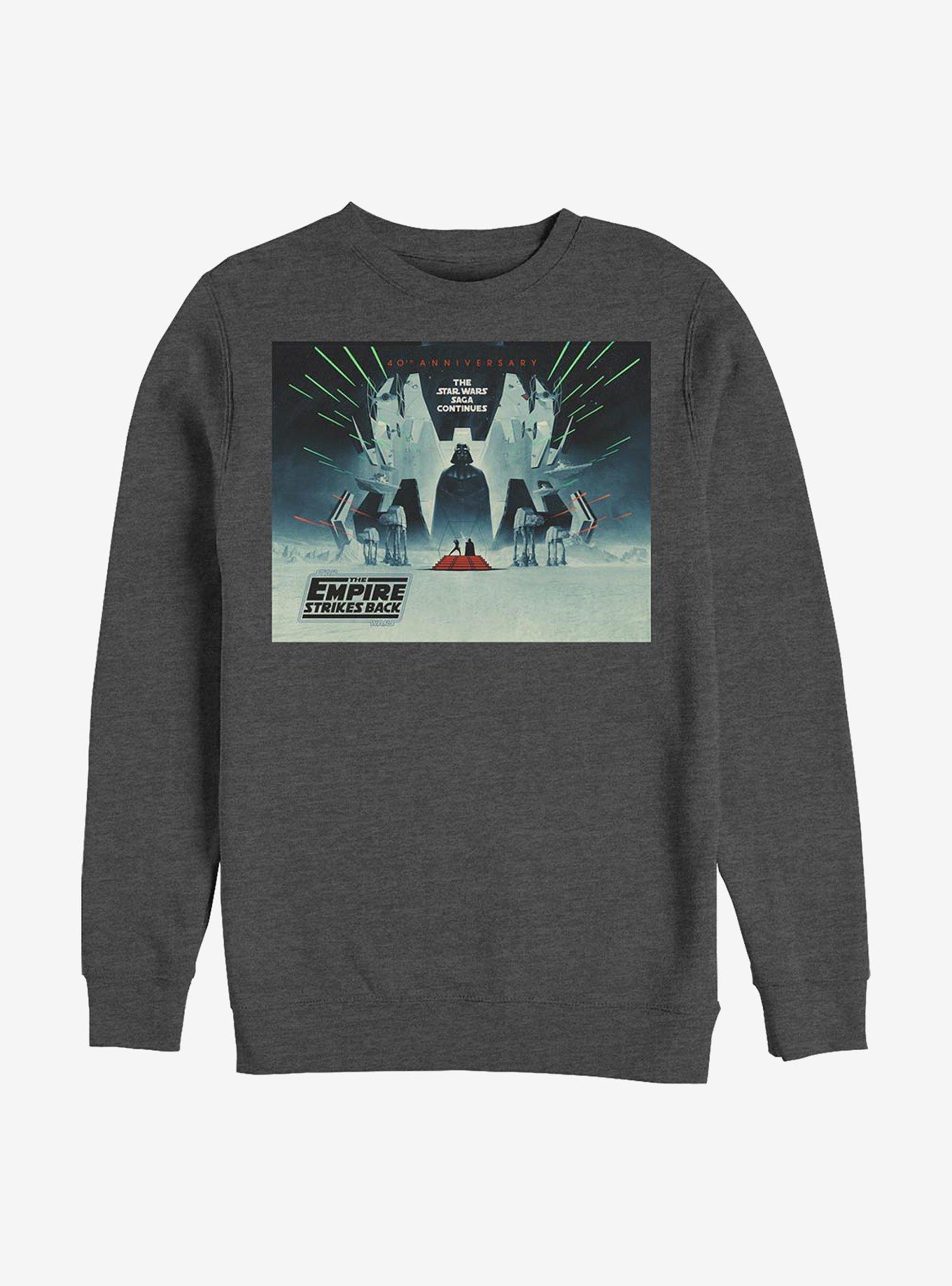 Star Wars Episode V The Empire Strikes Back 40th Anniversary Poster Sweatshirt, , hi-res