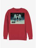Star Wars Episode V The Empire Strikes Back 40th Anniversary Poster Sweatshirt, RED, hi-res