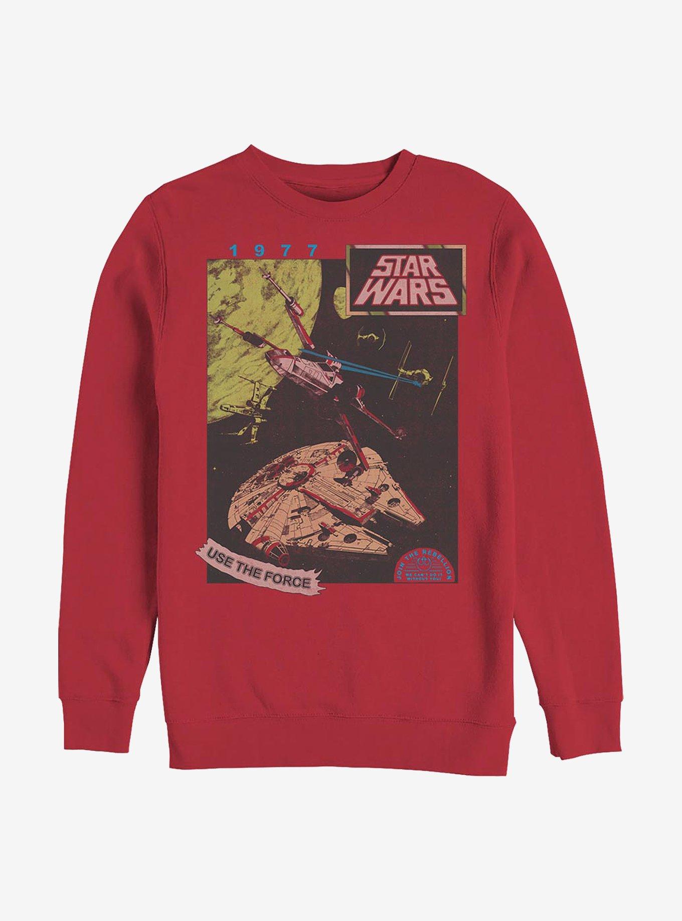 Star Wars Epic Battle Scenes Crew Sweatshirt, , hi-res