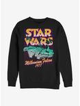 Star Wars Grid Millennium Falcon 1977 Crew Sweatshirt, BLACK, hi-res